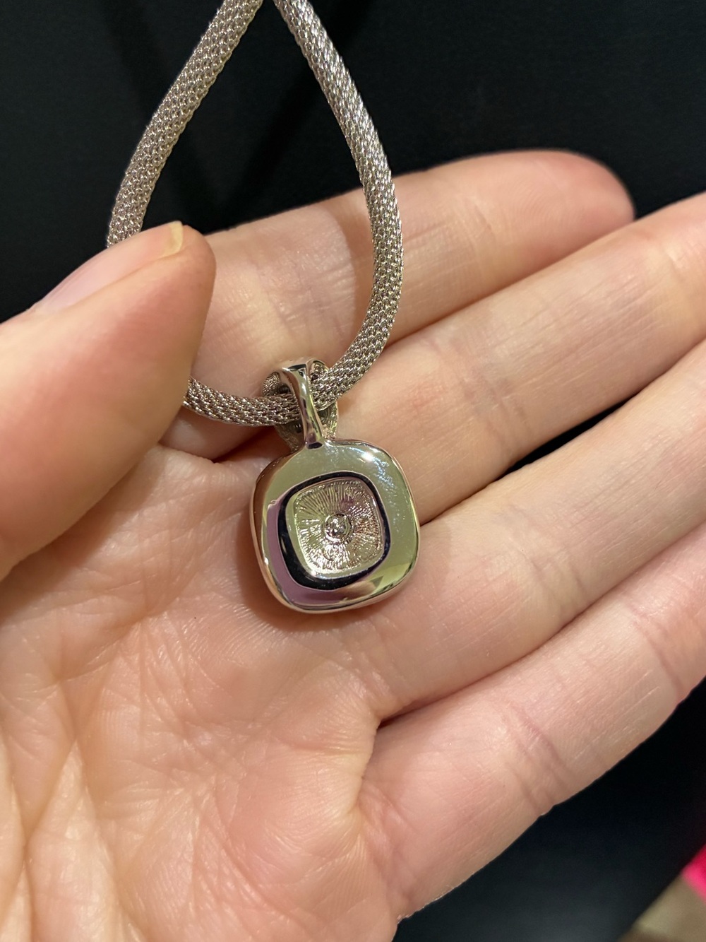Vintage Retired Deadstock Swarovski Silver Tone Necklace - Picture 4 of 7